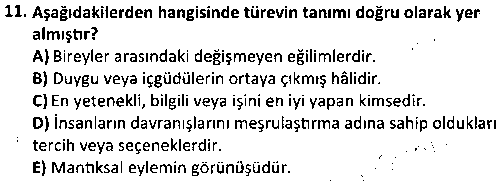 SOS2001 Klasik Sosyoloji Kuramları çıkmış sınav sorusu 3