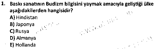 GRF3009 Özgün Baskı Teknikleri çıkmış sınav sorusu 1
