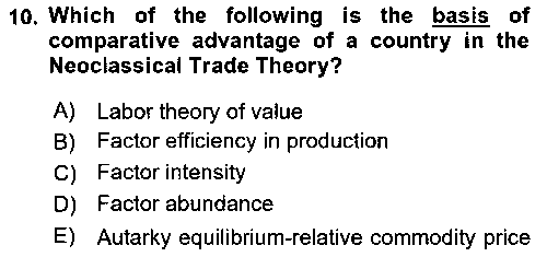 IKT319U International Economics 1 çıkmış sınav sorusu 2