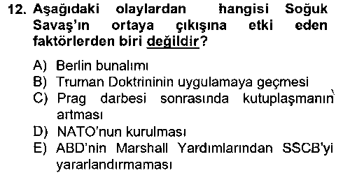 ULI302U Uluslararası Örgütler çıkmış sınav sorusu 3