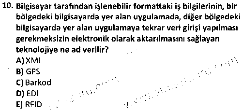 LOJ1002 Dağıtım Kanalları Planlaması çıkmış sınav sorusu 2