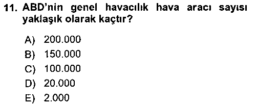 HIS404U Genel Havacılık çıkmış sınav sorusu 3