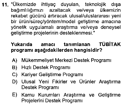 IKT315U Sosyal Bilimlerde Proje Yönetimi çıkmış sınav sorusu 3