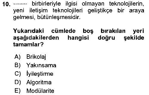 SMY107U Sosyal Medya Yönetimi çıkmış sınav sorusu 2