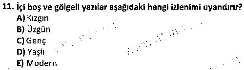 GRF2008 Tasarımda Tipografi çıkmış sınav sorusu 3