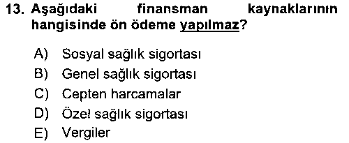 SAG303U Sağlık Ekonomisi çıkmış sınav sorusu 3