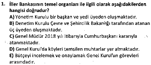 YER1010 Yerel Yönetimler çıkmış sınav sorusu 1