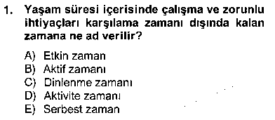 PZL216U Eğlence Pazarlaması çıkmış sınav sorusu 1