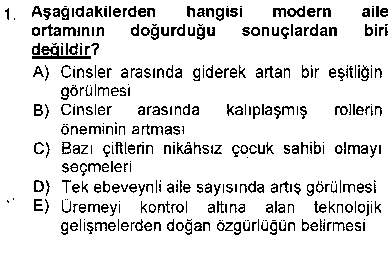 EVI207U Aile Ekonomisi çıkmış sınav sorusu 1