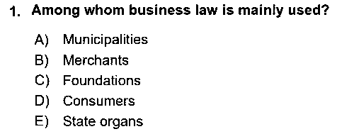 HUK128U Business Law çıkmış sınav sorusu 1