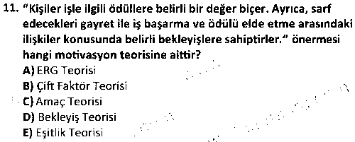 SPY2007 Sporda Örgütsel Davranış çıkmış sınav sorusu 3