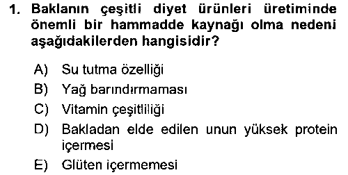 ASC207U Gıda Coğrafyası çıkmış sınav sorusu 1