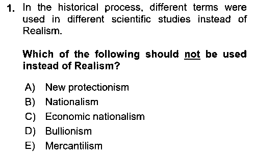 ULI459U Global Political Economy çıkmış sınav sorusu 1