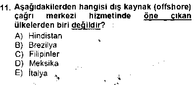 CMH101U Çağrı Merkezi Yönetimi 1 çıkmış sınav sorusu 3