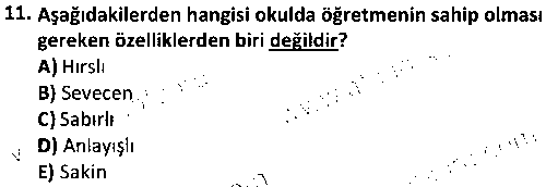 ÇGL3002 Çocukla İletişim çıkmış sınav sorusu 3