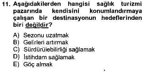 KOI402U Termal ve Spa Hizmetleri çıkmış sınav sorusu 3