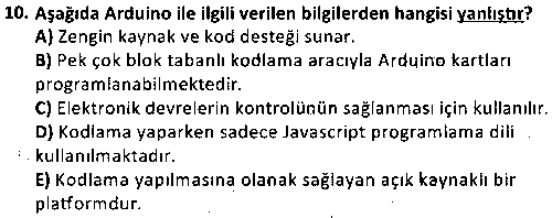ÇGL3009 Teknoloji ve Çocuk çıkmış sınav sorusu 2
