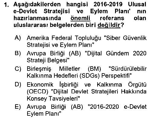ADL205U Mesleki Bilgisayar Ve Uyap çıkmış sınav sorusu 1
