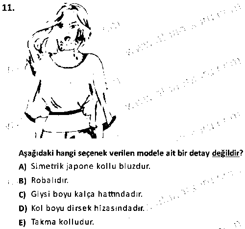 TMT2008 Kalıp Hazırlama 2 çıkmış sınav sorusu 3
