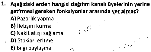 CMH2011 İletişimde Hedef Kitle çıkmış sınav sorusu 1